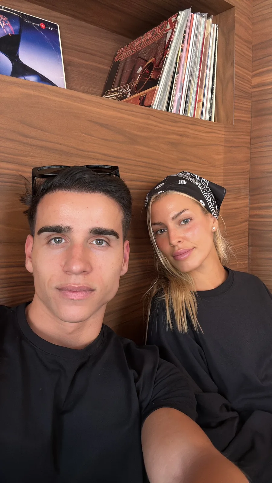 Alejandro with friends: Jessica Goicoechea